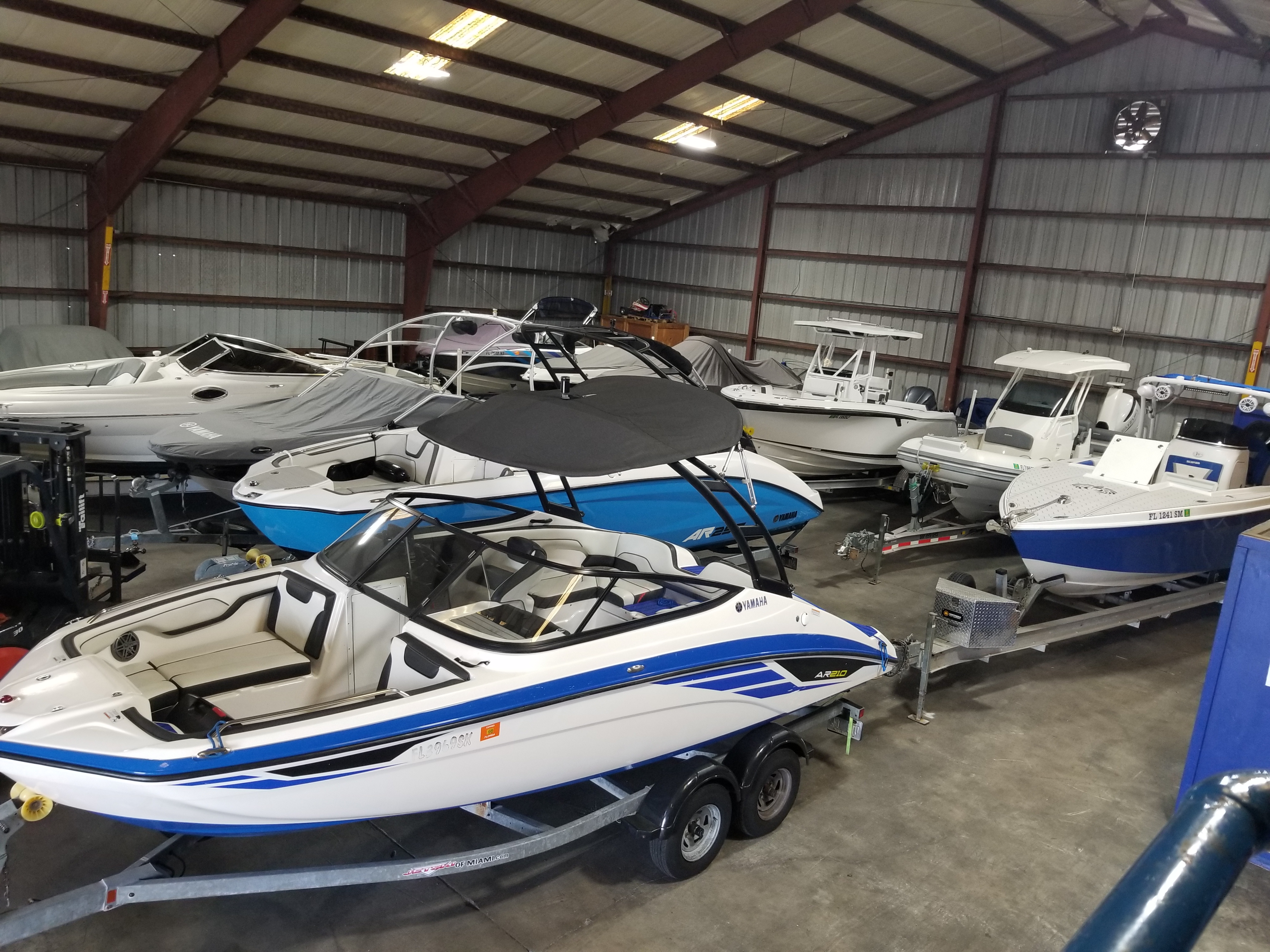 Indoor Boat Storage
